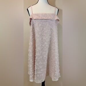 Clover and Sloane Textured Blush Sleeveless XS Dress